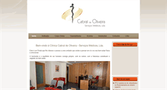 Desktop Screenshot of clinicacabraloliveira.com